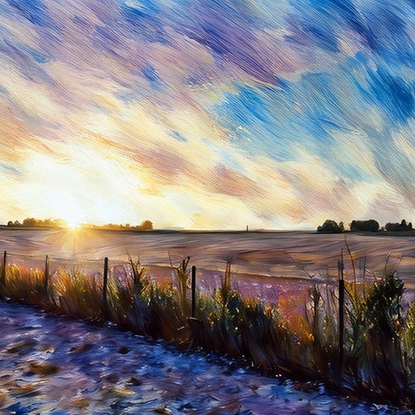 A4 Print Norfolk Morning Winter 2026