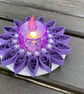 Purple Quilled Tea Light Holder - Image 2