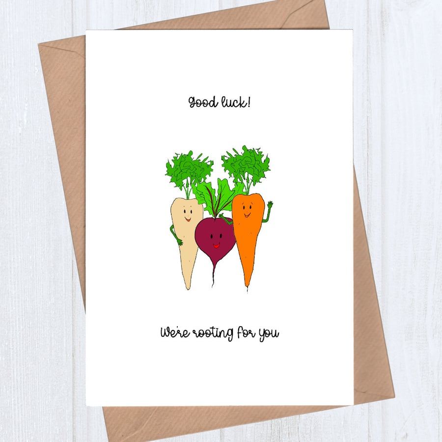 Good Luck Card - Rooting for you