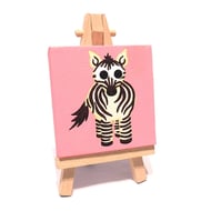 Zebra Miniature Art