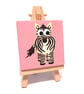 Zebra Miniature Art - Image 1