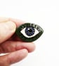 Eye brooch, hand made jewellery, evil eye, all seeing eye - Image 3