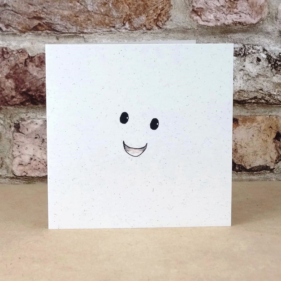 Blank Card Happy Eco Friendly