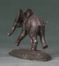 Playing Baby Elephant Animal Statue Small Bronze Resin Sculpture - Image 7