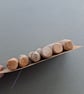 Set of six chunky driftwood toggle buttons with single hole - Image 6