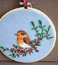 needle felted Robin picture 