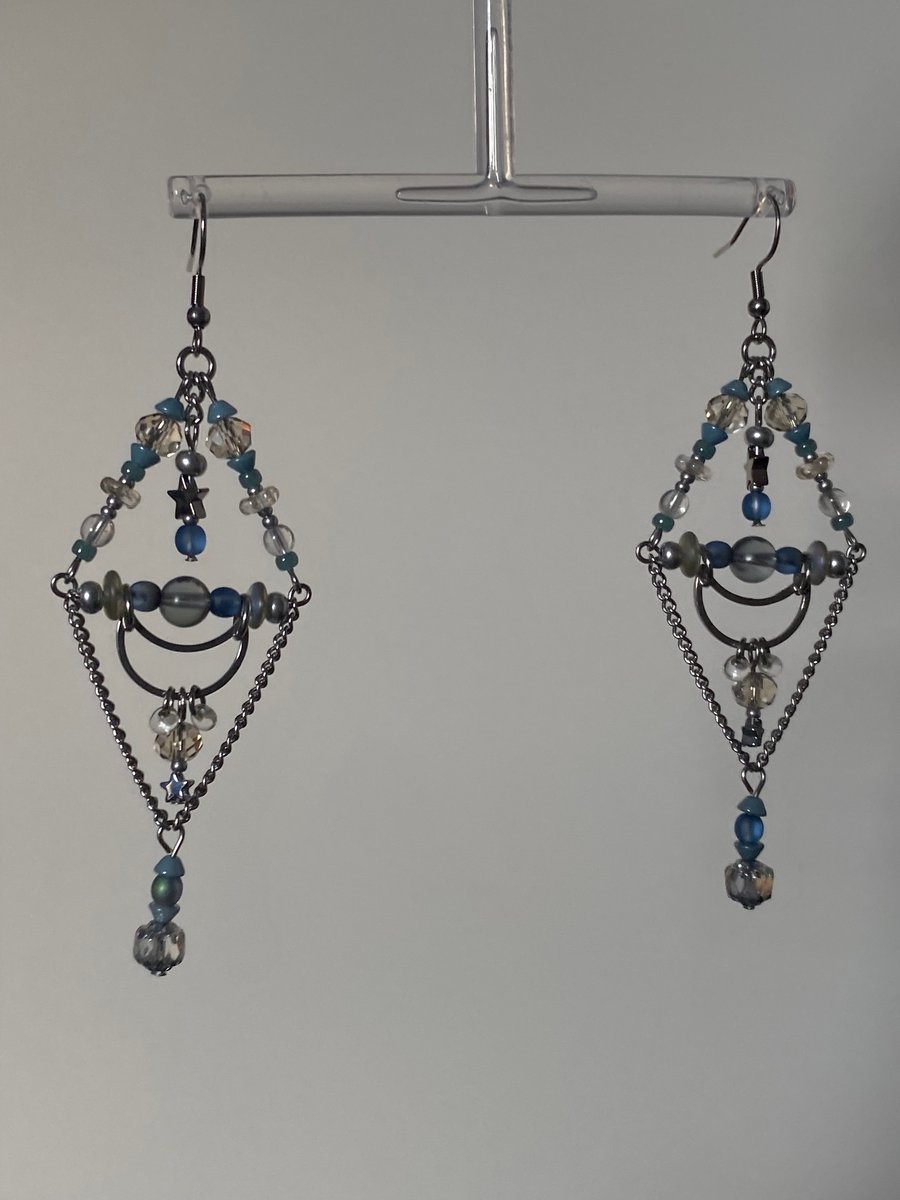 Kara - Celestial Moon Earrings