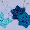 Christmas crochet stars