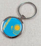 Kazakhstan Flag Keyring