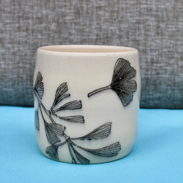 Ceramic tumbler with floral print - NUMBER 4