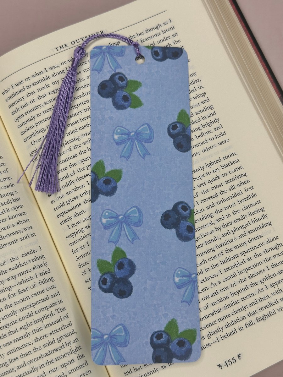 Blueberry Bookmark