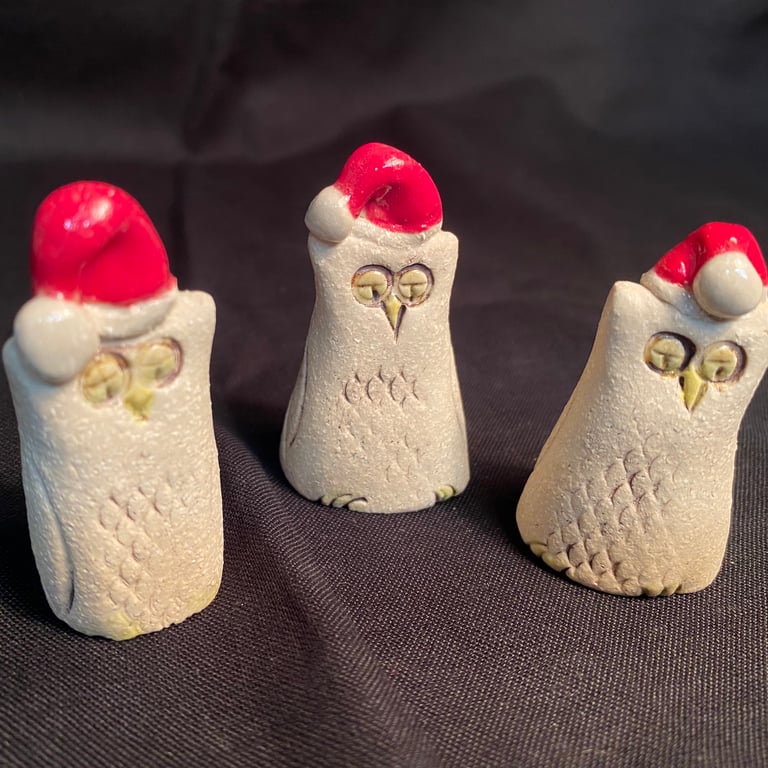 Christmas cracker owls
