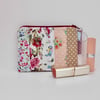 Coin purse in patchwork of pretty fabrics