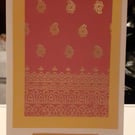 Gold Border Christian Card