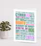 'Welsh Sayings' card - Image 1