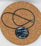 Midnight sky blue and white pendant  - Image 3