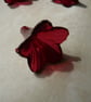 Red Large Trumpet Flower Beads - Image 2