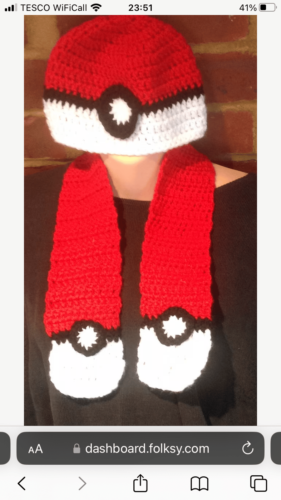 Pokémon Hat and Scarf 