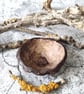 Bird Nest Bowl, Rustic Clay, Mini Trinket Dish, Wabi-Sabi Bark Bowl - Image 7