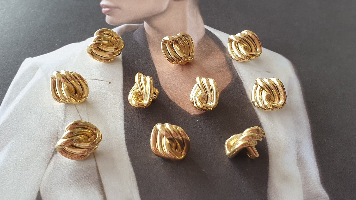 12.5mm 20L Gold TWIST Buttons