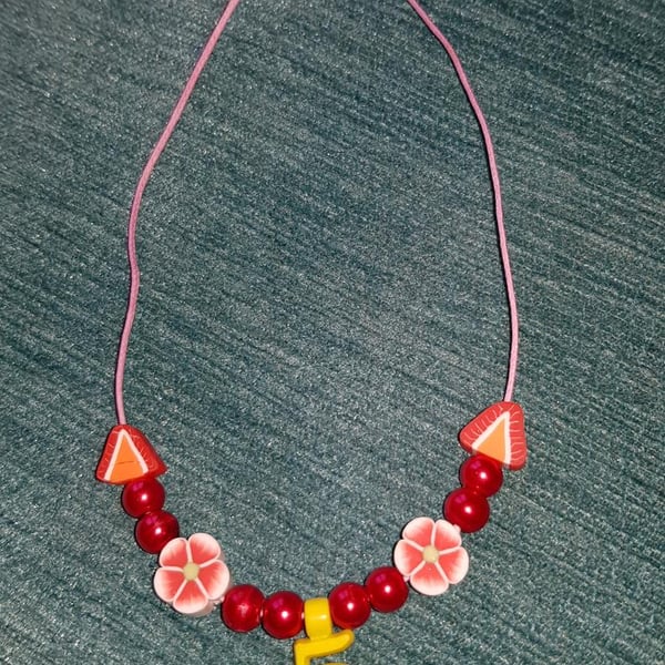 Children's '5' Charm Necklace