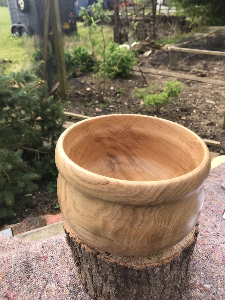 Deep Oak bowl.