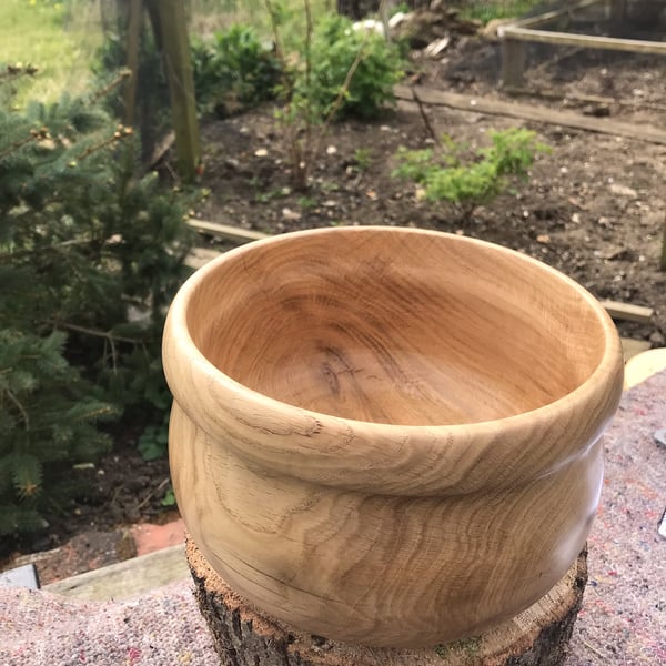 Deep Oak bowl.