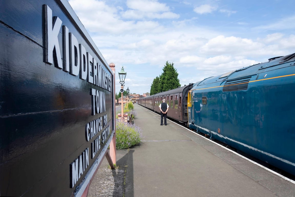 Waiting at Kidderminster photo print