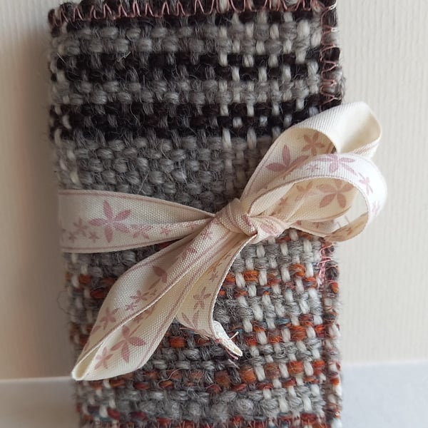 Handwoven Needle Case – Handmade Needle Book for Sewing Needles & Pins 
