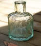 Antique Glass Hand Engraved Swallow Impression - Image 5