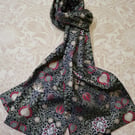 William Morris Scarf Persian Black