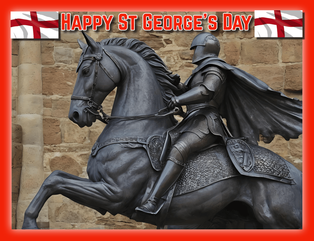 Happy St George's Day A5 Greeting Card 