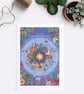 'Nature Wheel of the Year' Illustration Print A4 Unframed  - Image 3