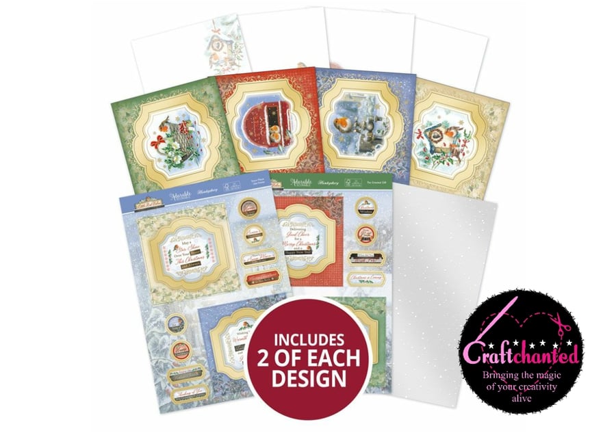Hunkydory - Little Red Robin - Floating Topper Concept Cards Collection