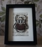 Goliath Beetle - Hand Painted Wooden Art