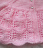 14" Newborn Matinee Coat & Hat - Image 2
