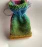Unique knitted gift bag with silver butterfly - Image 5
