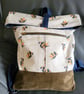 Handmade Sustainable Bumblebee Backpack – Upcycled Scrap Fabric