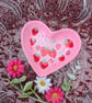 Strawberry Pink heart shaped ceramic ring dish  - Image 7
