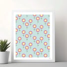 Flower Garden A4 Art Print 