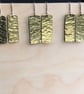 Hammered brass dangle earrings. Brass jewellery. - Image 3