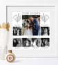 Our Story - Personalised Wedding Family Tree Photo Collage Print - Image 1
