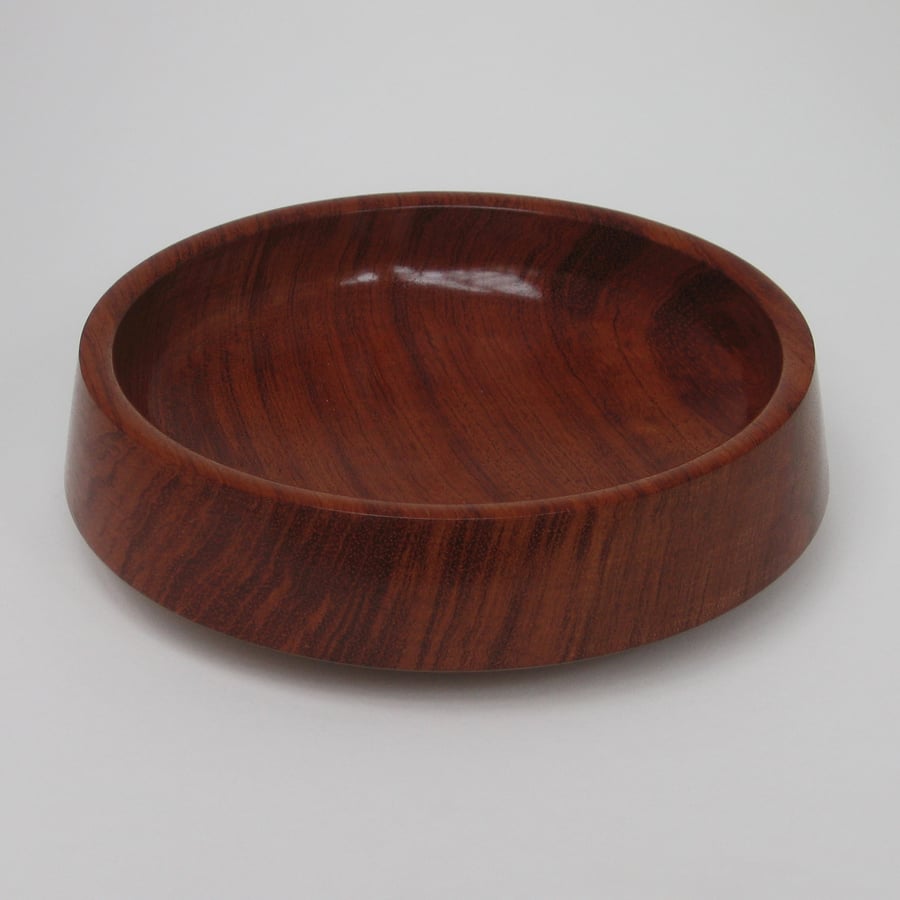 An elegant hand turned  Bubinga bowl.