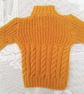 Cable and Fisherman's Rib Pattern Hand Knitted Children's Jumper, Child's Jumper - Image 2