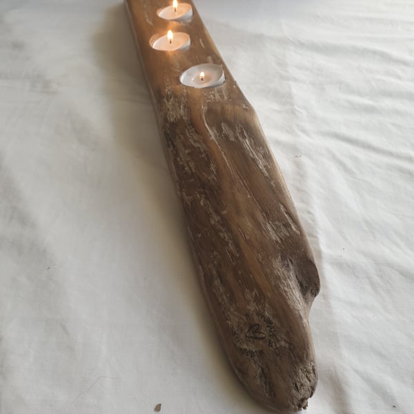 Driftwood candle holder ((dch2)