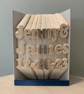 Names and Date CUSTOM COMBI Book Folding Pattern - EMAILED PDF PATTERN - Image 4