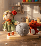 Handmade Crochet The Little Prince Set - Bespoke Gift with Fox & Moon - 10 Days 