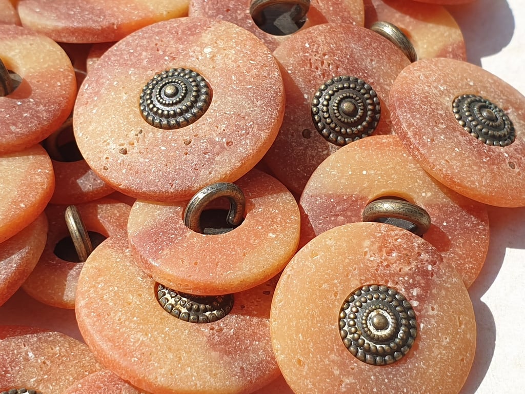 15mm, 18mm, 21mm & 23mm SuitJacket buttons (Matching) Antique Brass centre