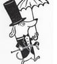 Dapper Dachshund A5 Linocut Print - Image 1