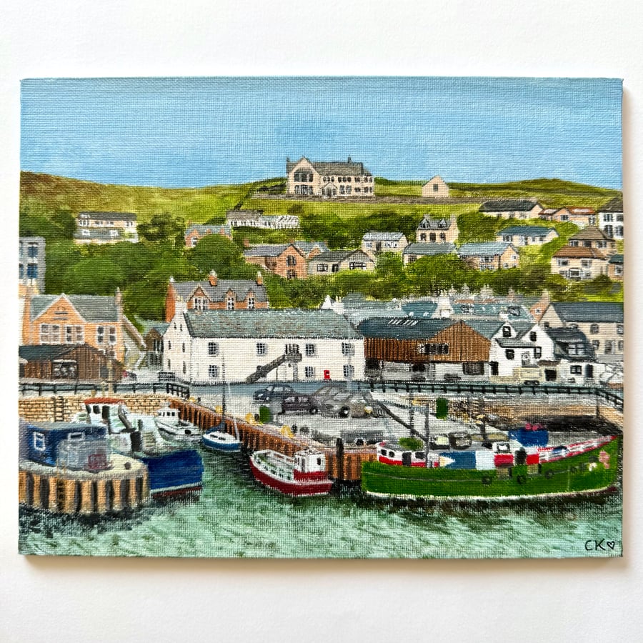 Stromness Harbour Original Art
